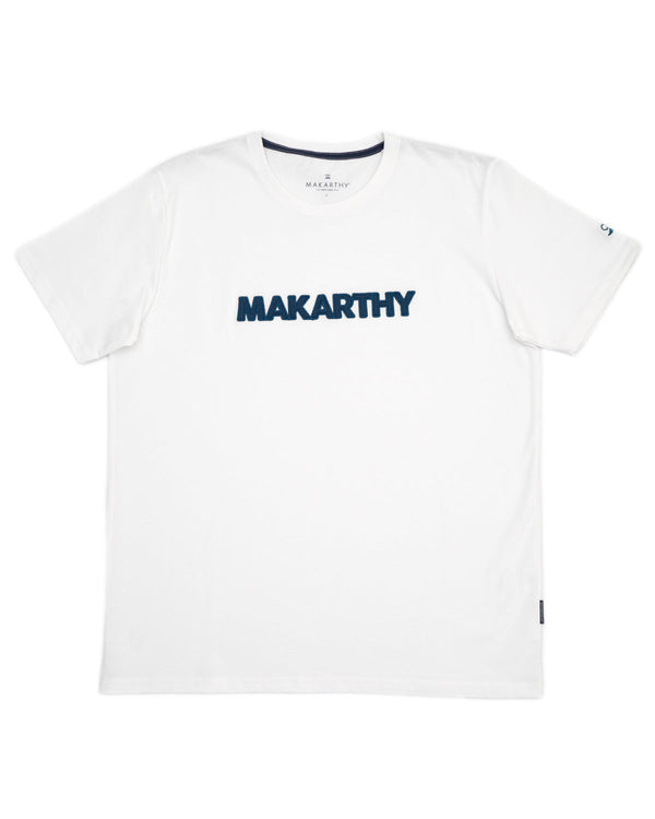 Camiseta Overlock Blanco
