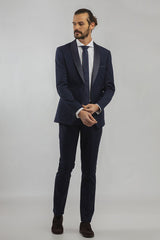 Navy Tuxedo Suit