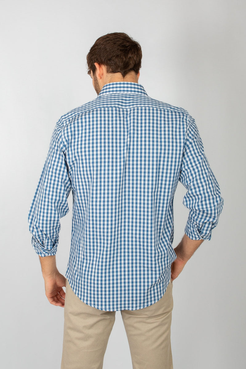 Camisa Log Azul