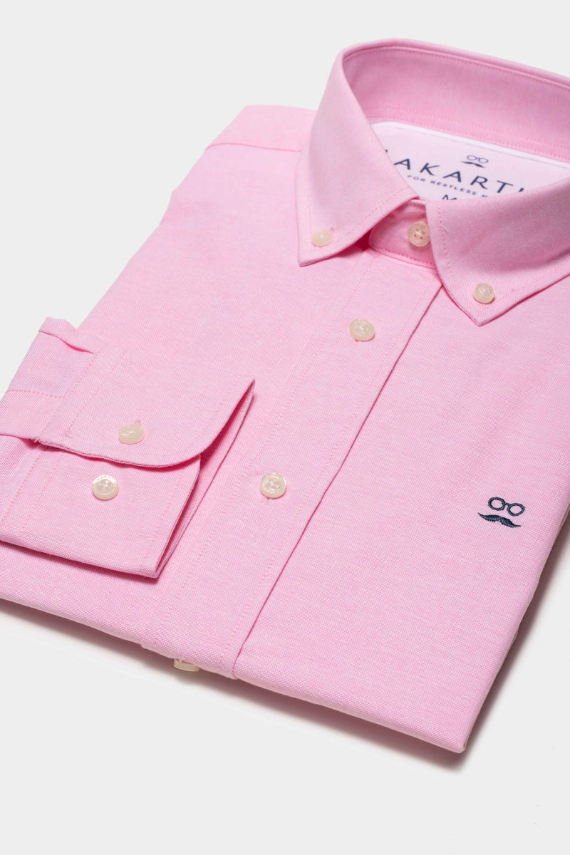 Camisa Oxford Rosa