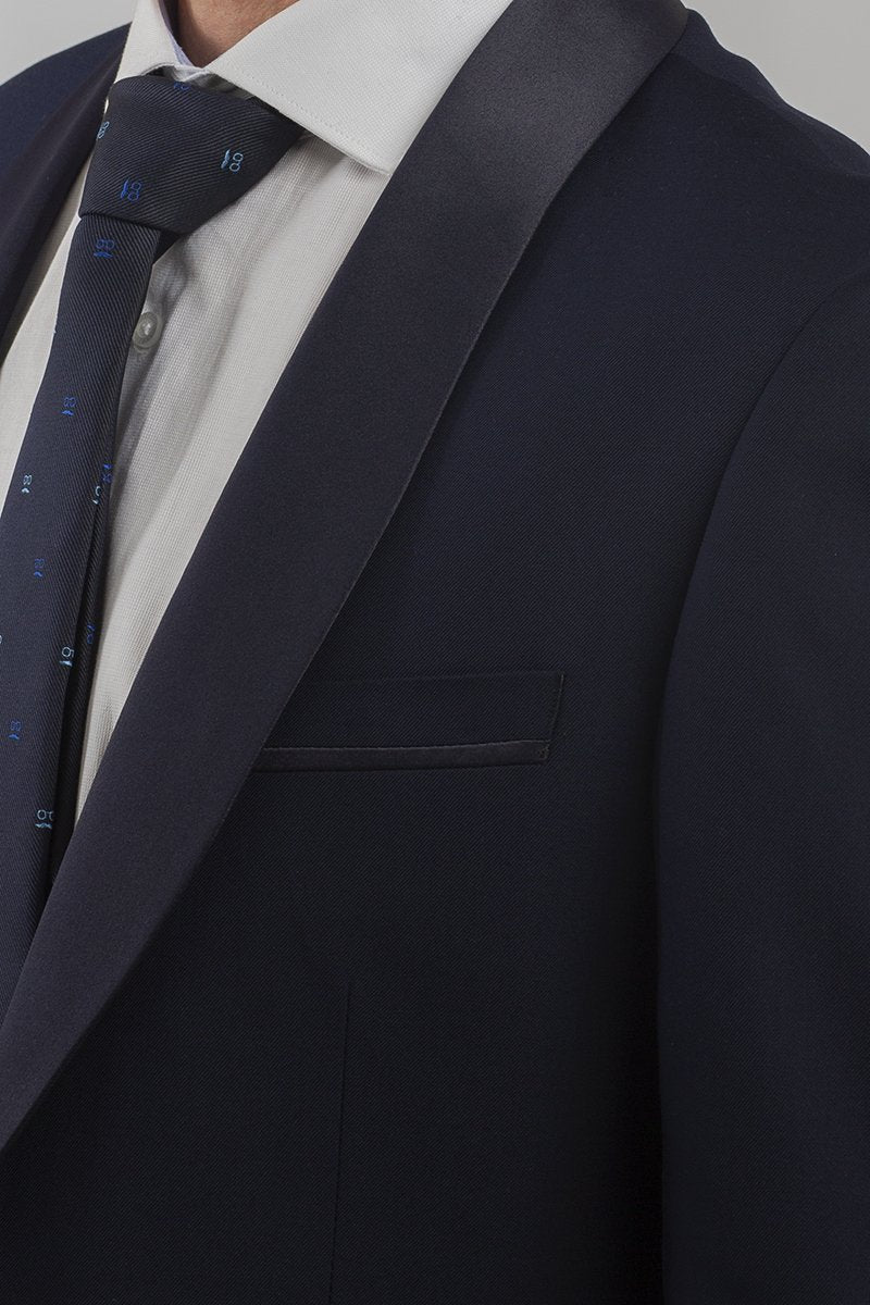Navy Tuxedo Suit