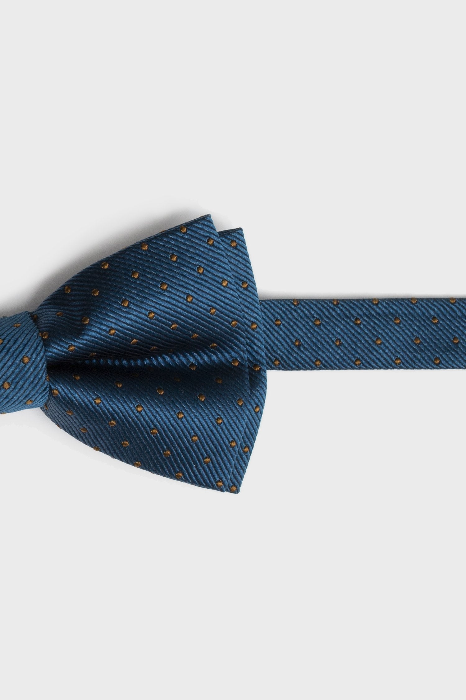 Duck Egg Blue Polka Dot Bow Tie